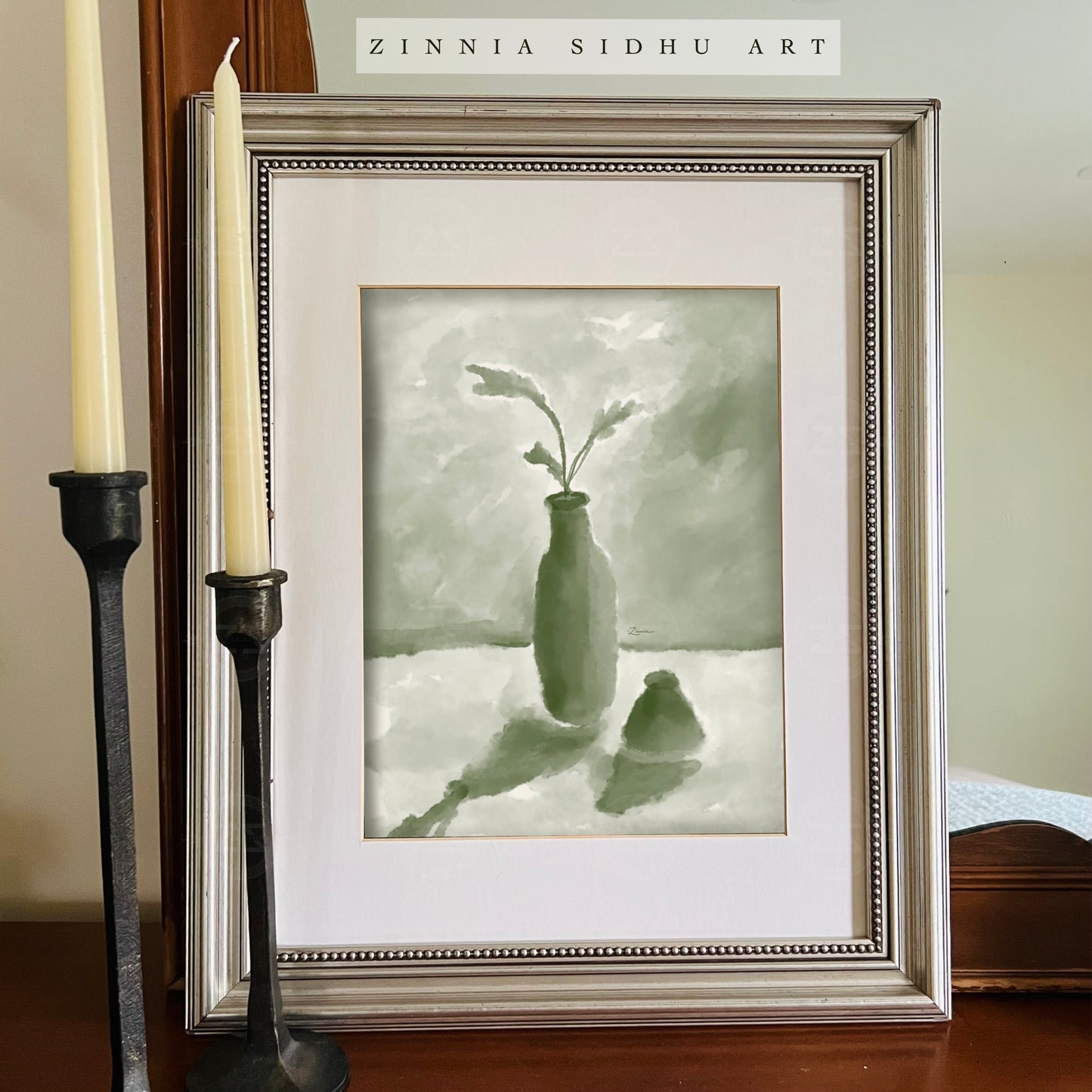 Still Life In Green “l”