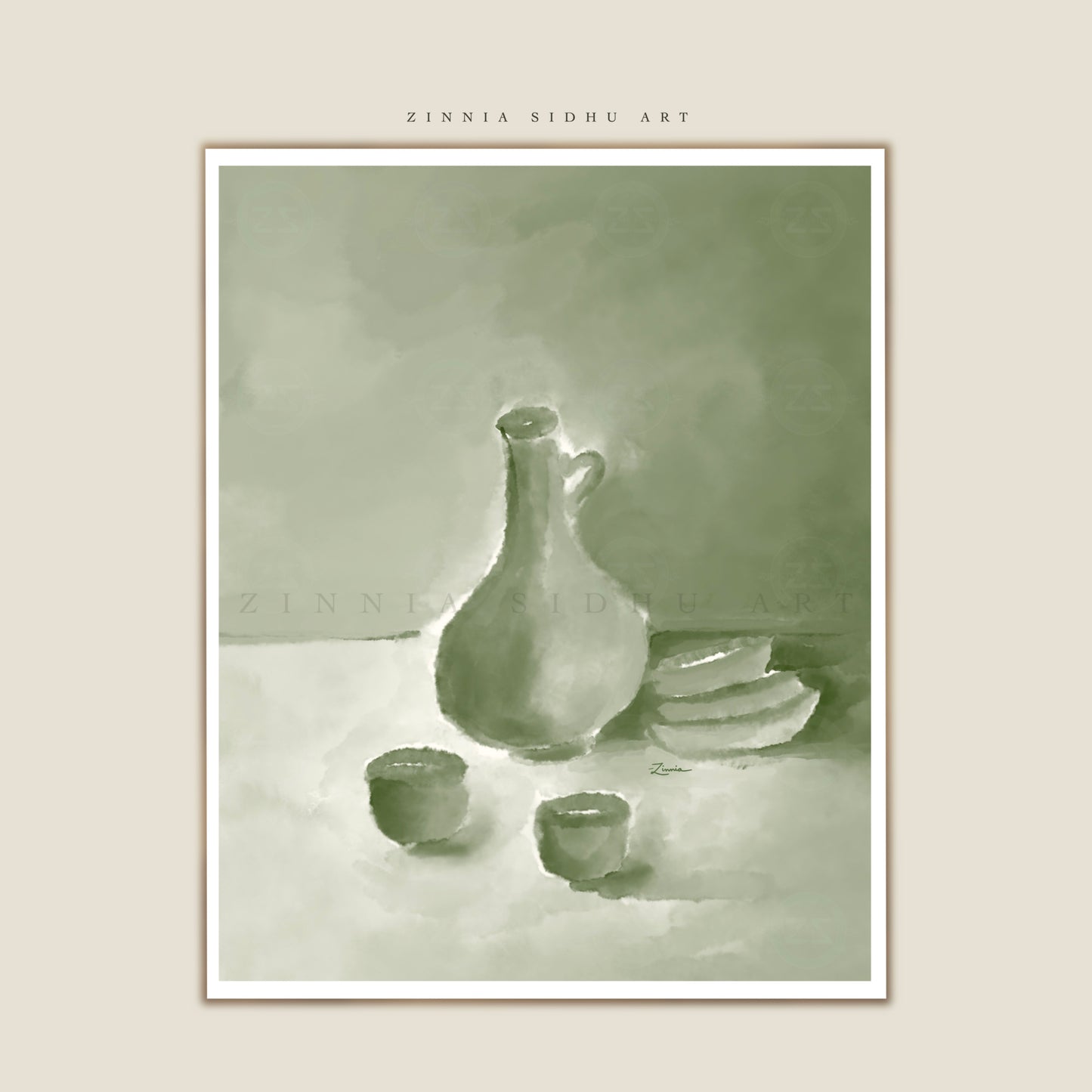 Still Life In Green “ll”