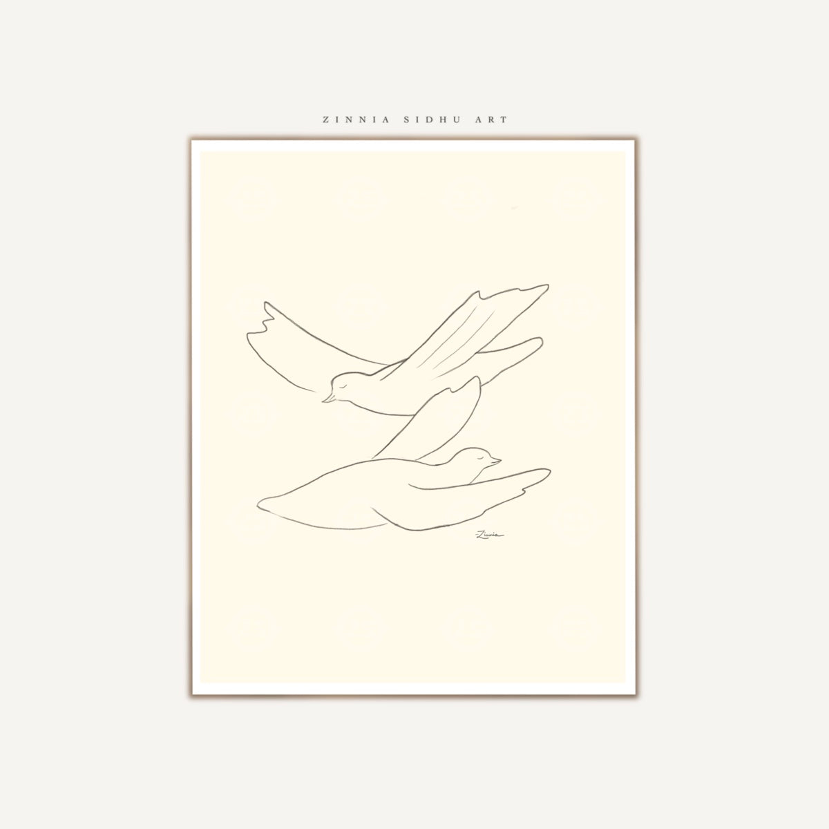In Flight Sketch