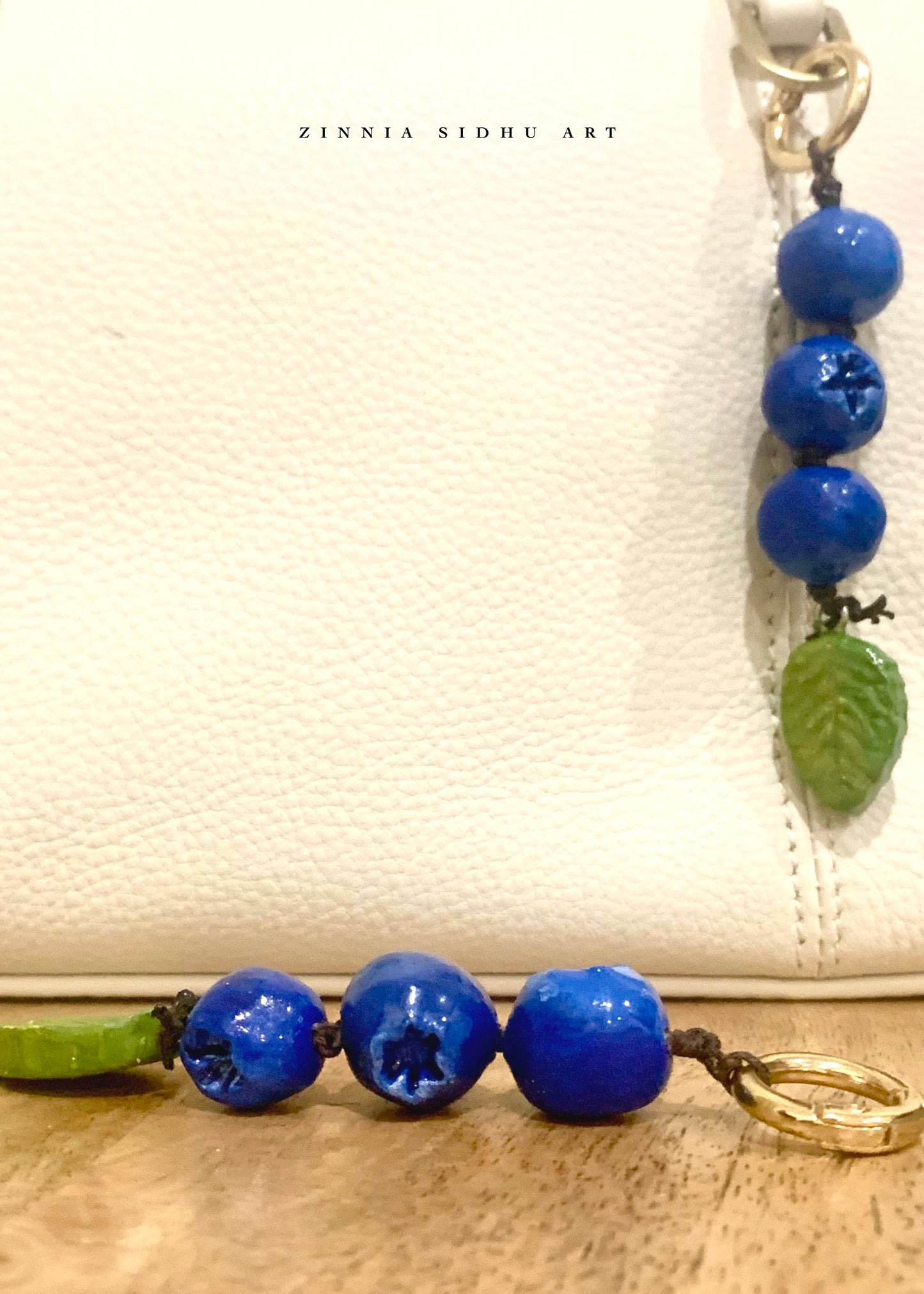 Blueberries Bag Charm