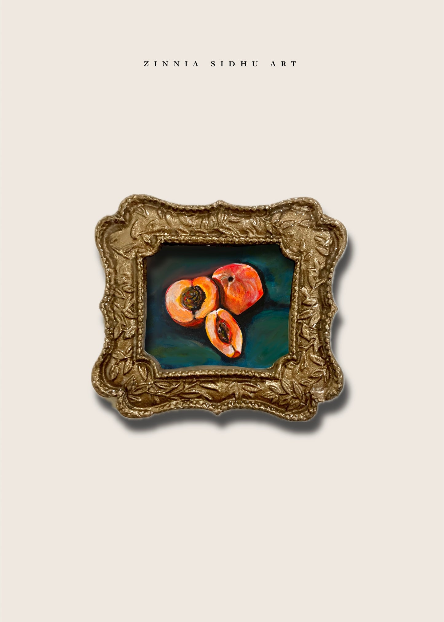 Peaches Mini Magnet