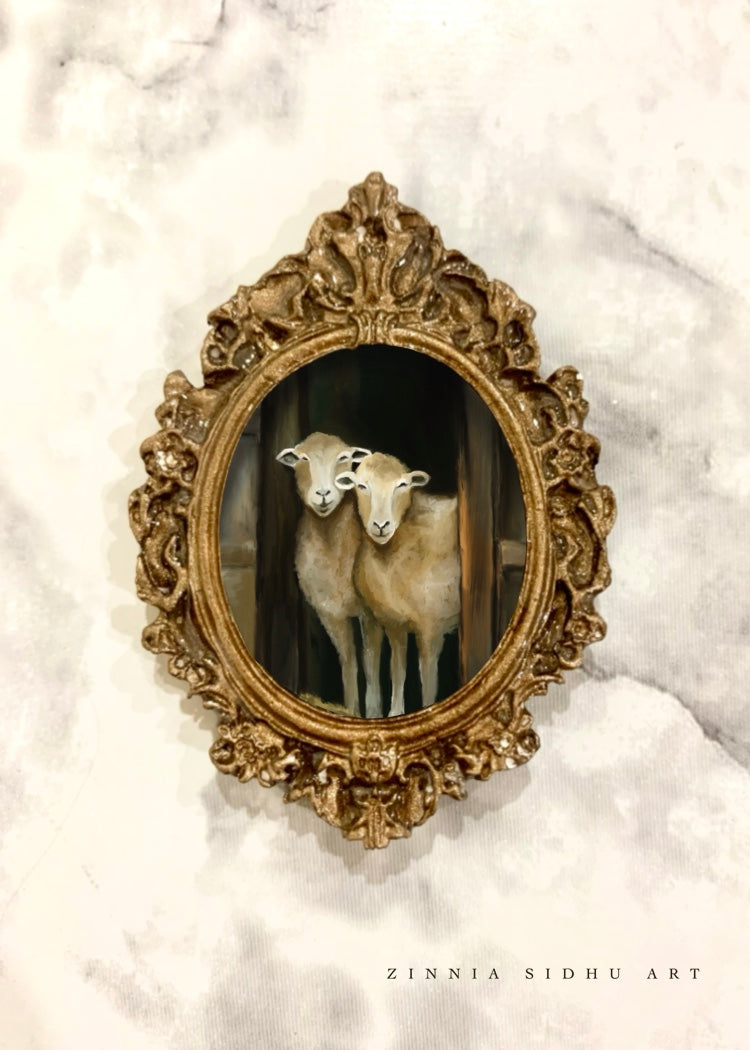 Sheeps Mini Magnet