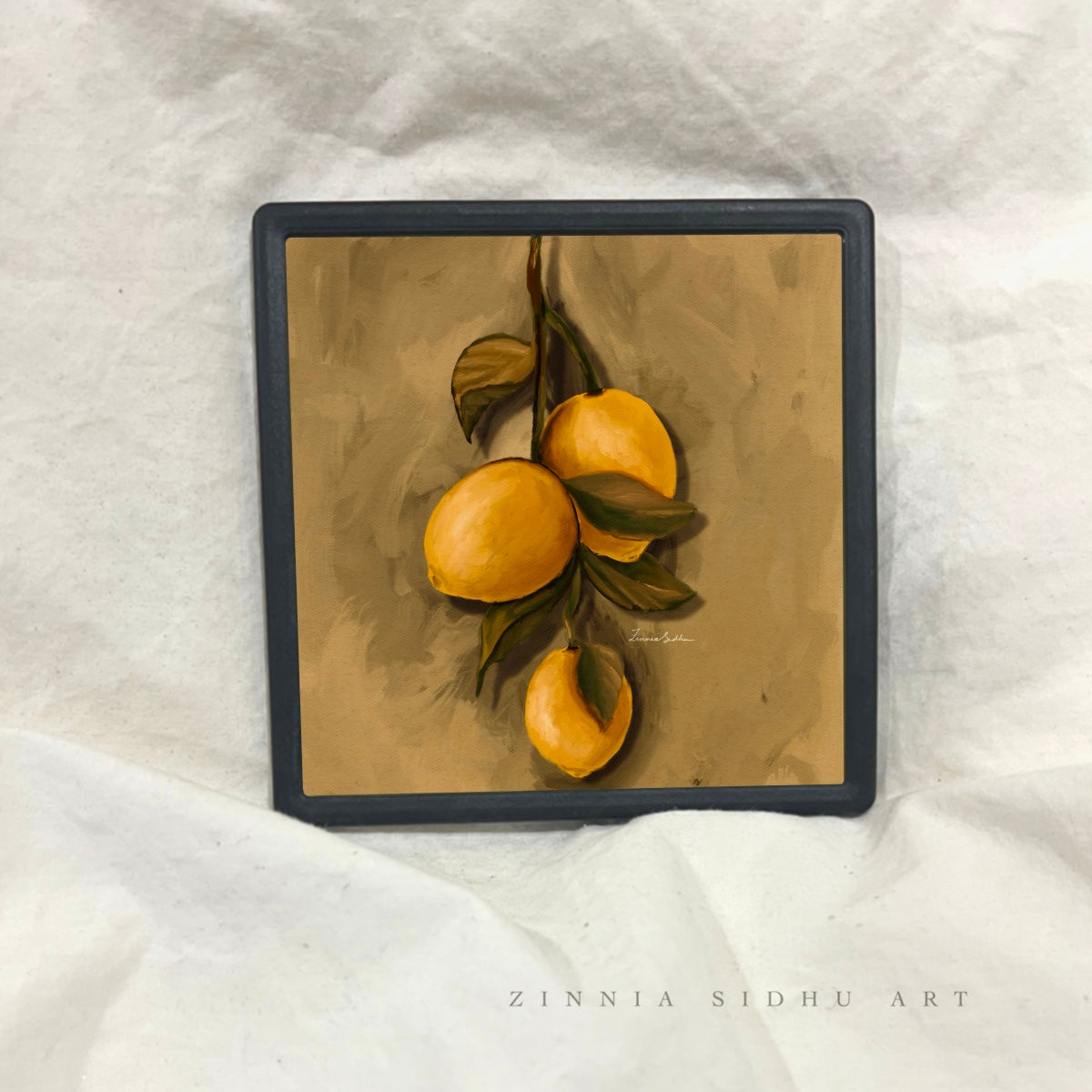 Lemon on Branch - Magnet