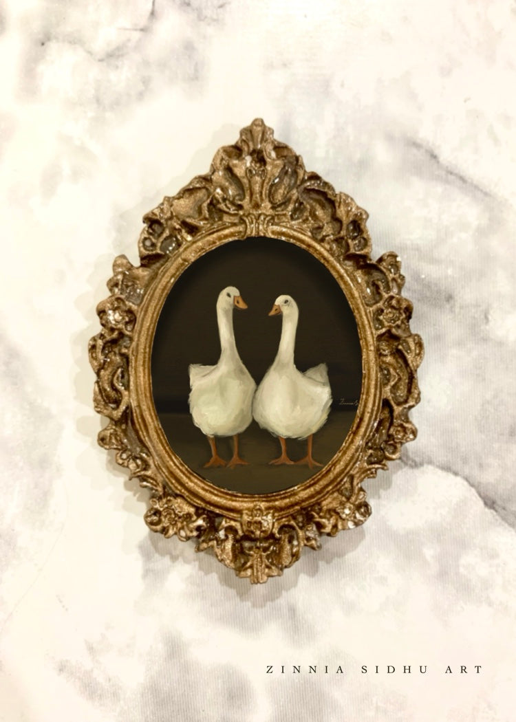 Swans Mini Magnet
