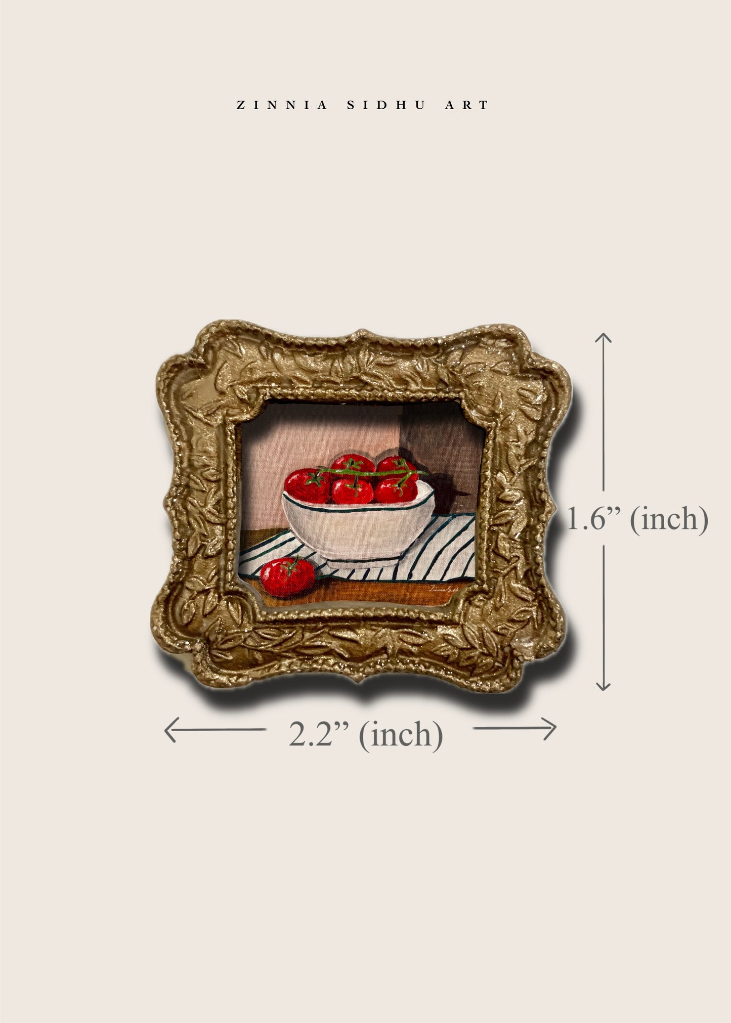 Bowl of Tomato Mini Magnet