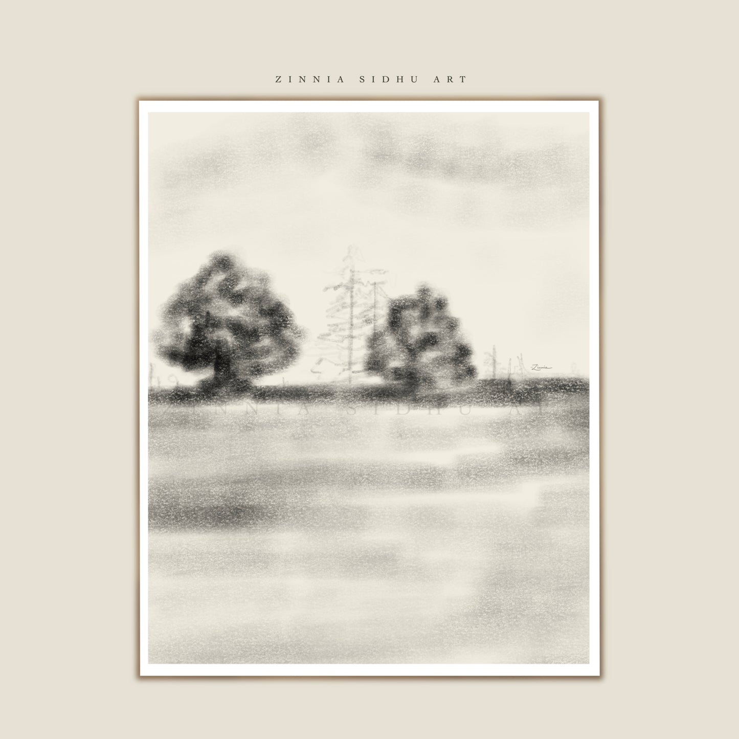 Trees - Charcoal