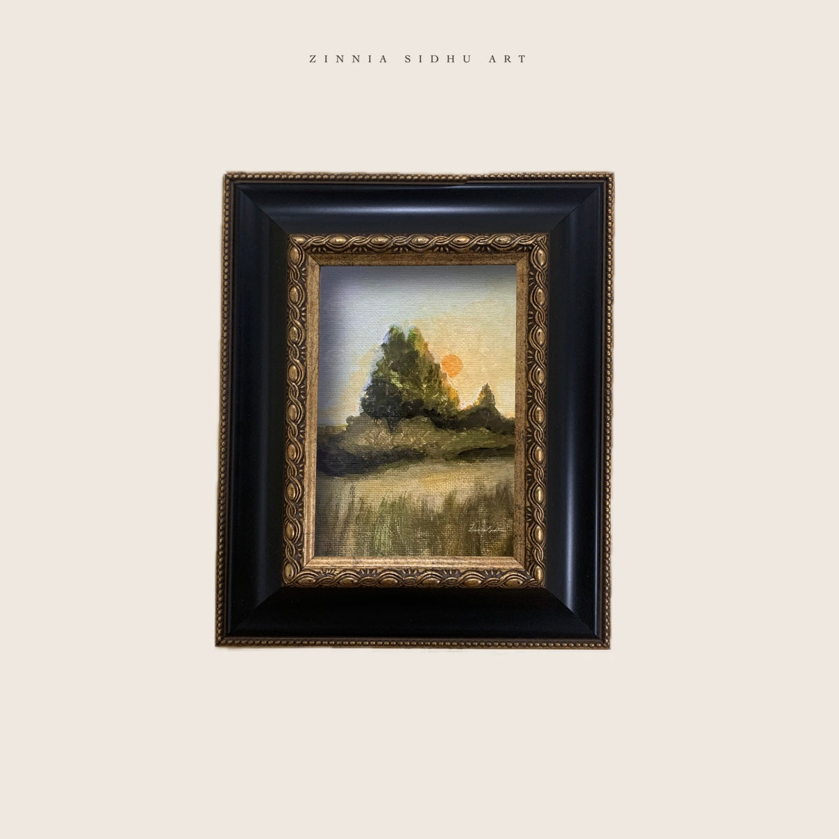 Sunset - Ornate Frame