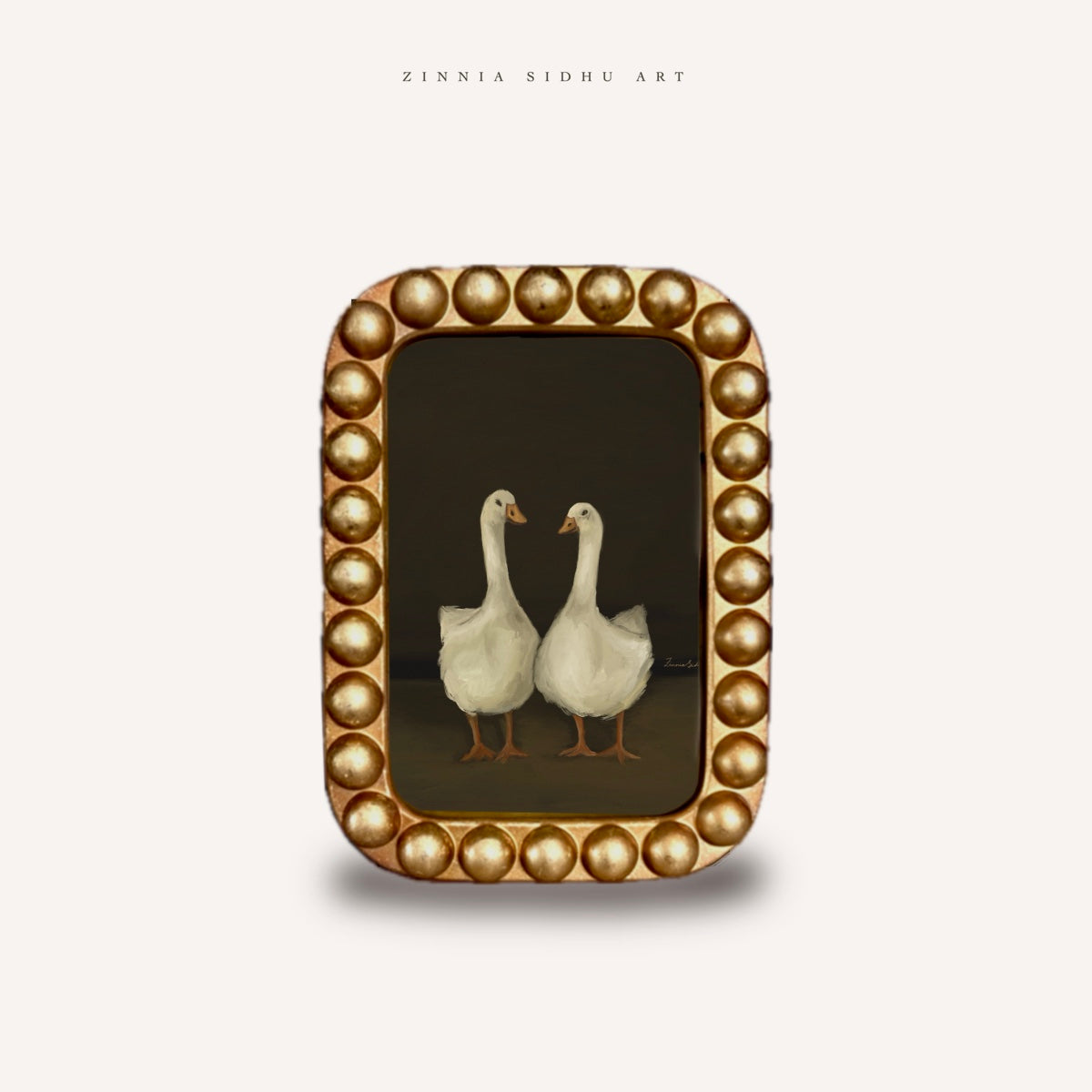 Swans - Golden Frame