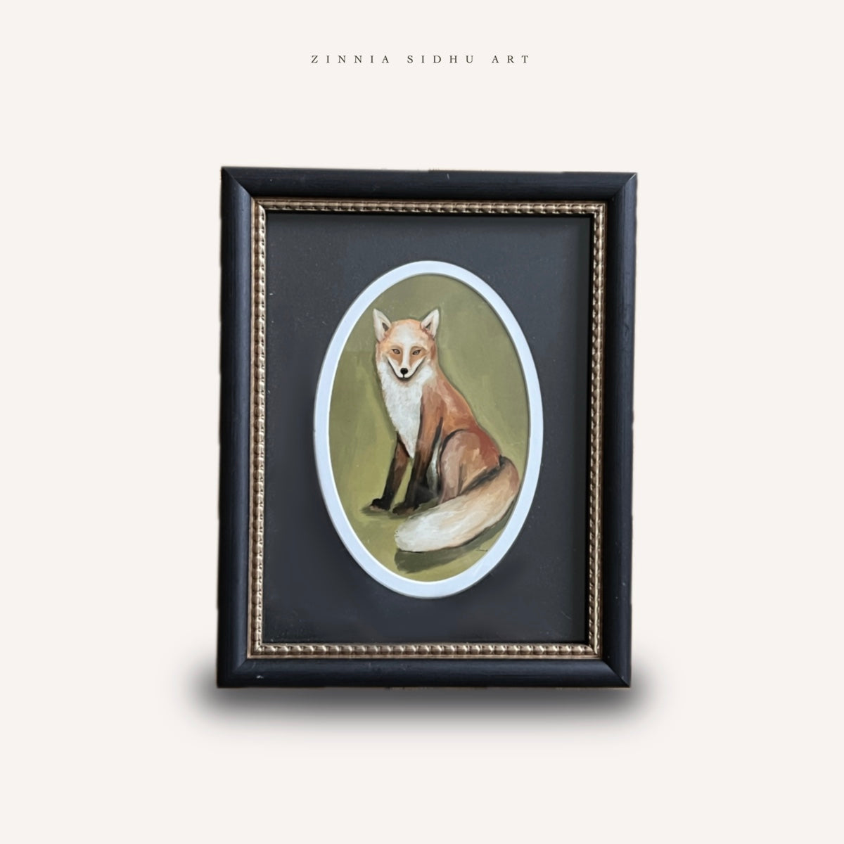 Mr. Fox - Black/Golden Frame