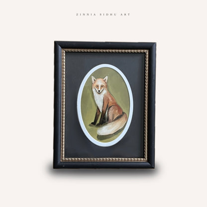 Mr. Fox - Black/Golden Frame