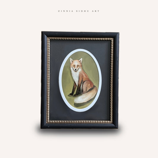 Mr. Fox - Black/Golden Frame