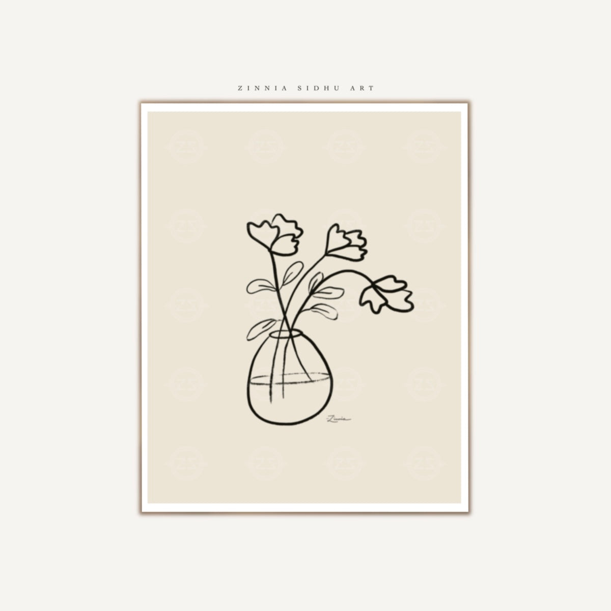 Simple Vase Sketch