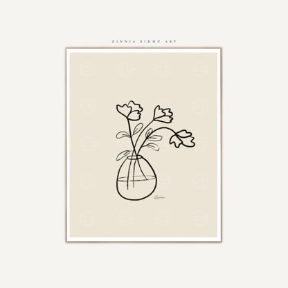 Simple Vase Sketch
