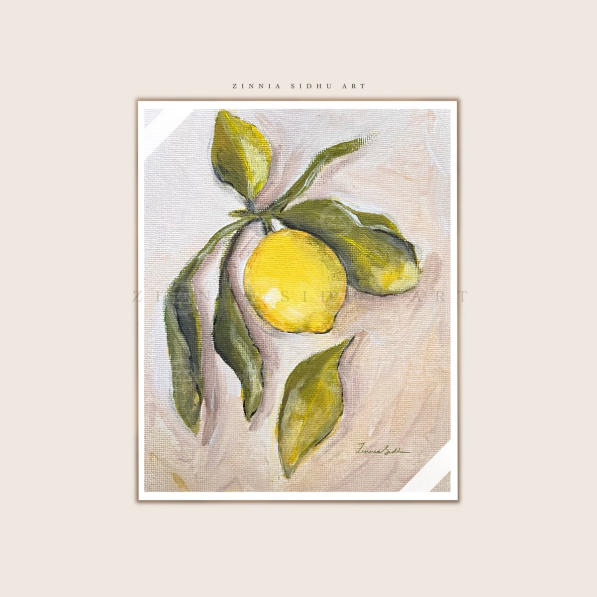Lemon on Branch