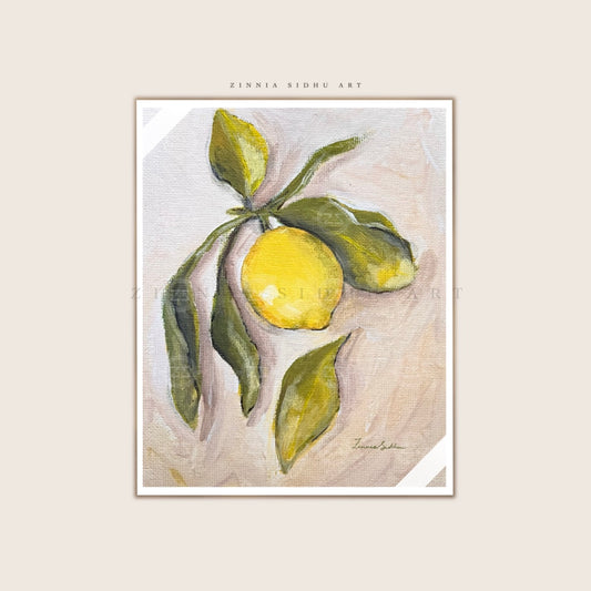 Lemon on Branch