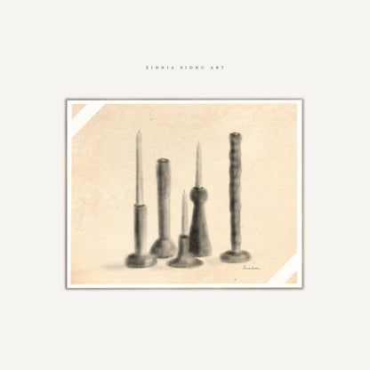 Candle Holders Sketch