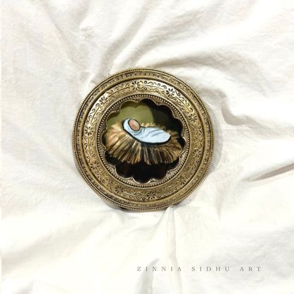 Born in a Manger - Antique styled Frame