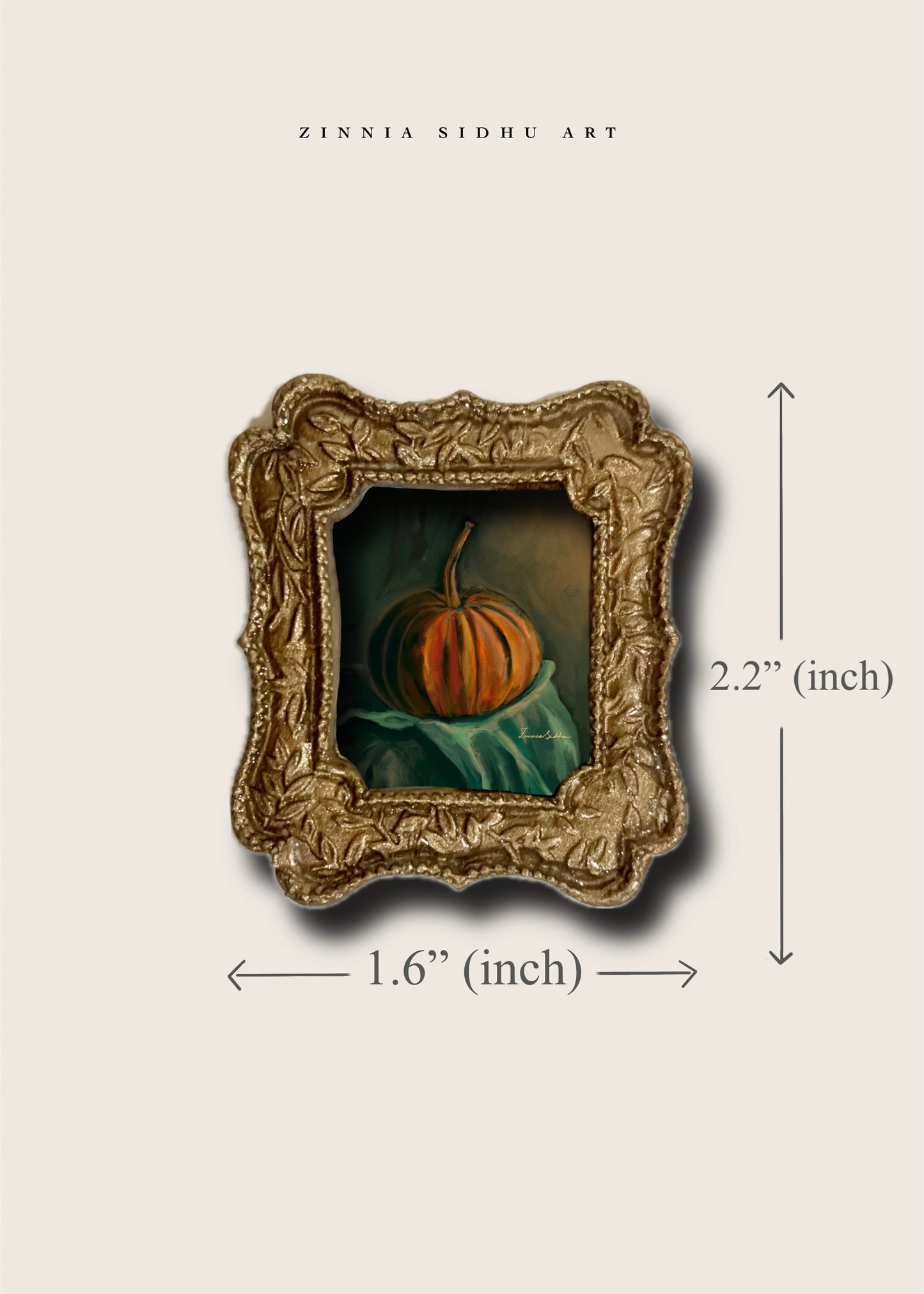 Pumpkin Mini Magnet