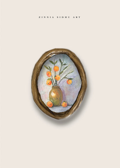 Moodzone - Raw Oval Mini Magnet