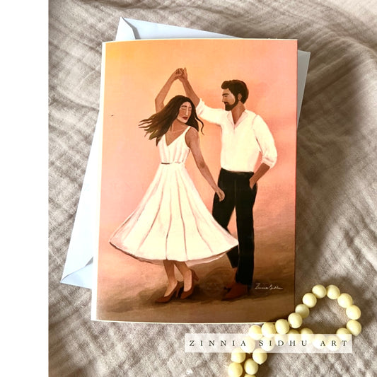 One Dance Greeting Card