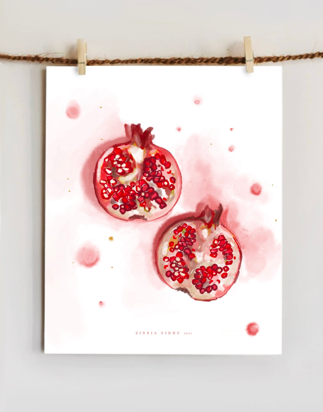 Pomegranate Spill