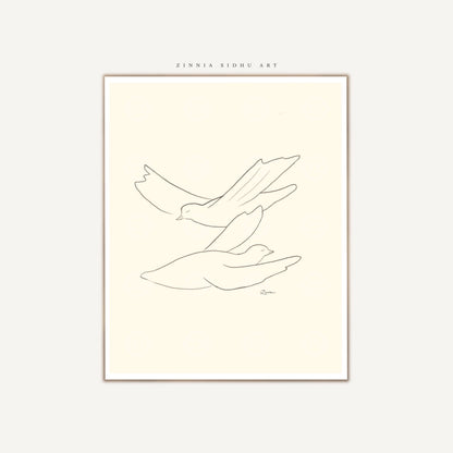 In Flight Sketch