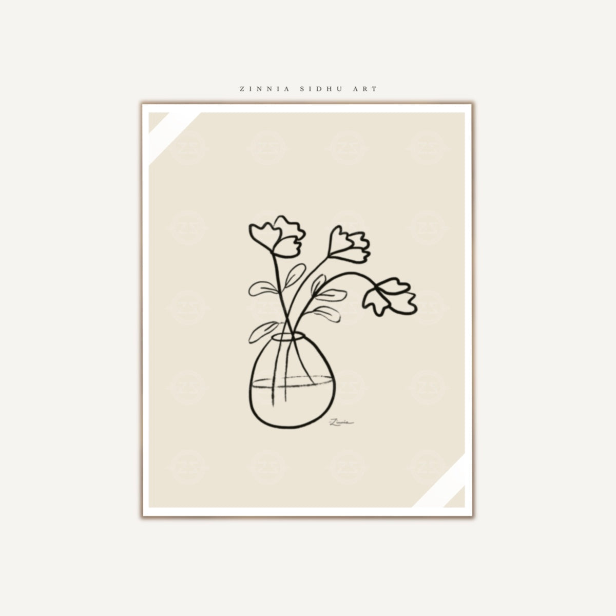 Simple Vase Sketch
