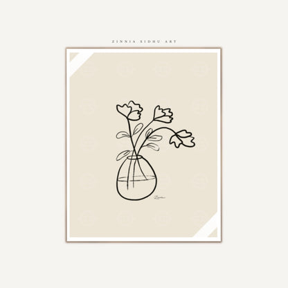Simple Vase Sketch