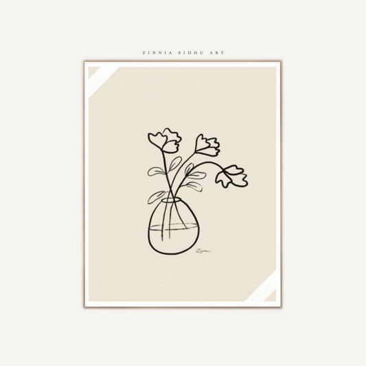 Simple Vase Sketch