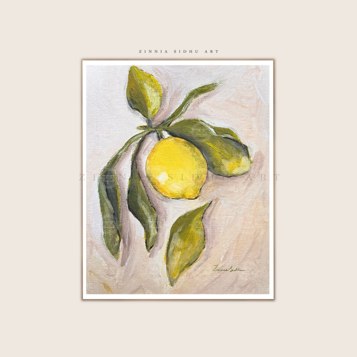 Lemon on Branch