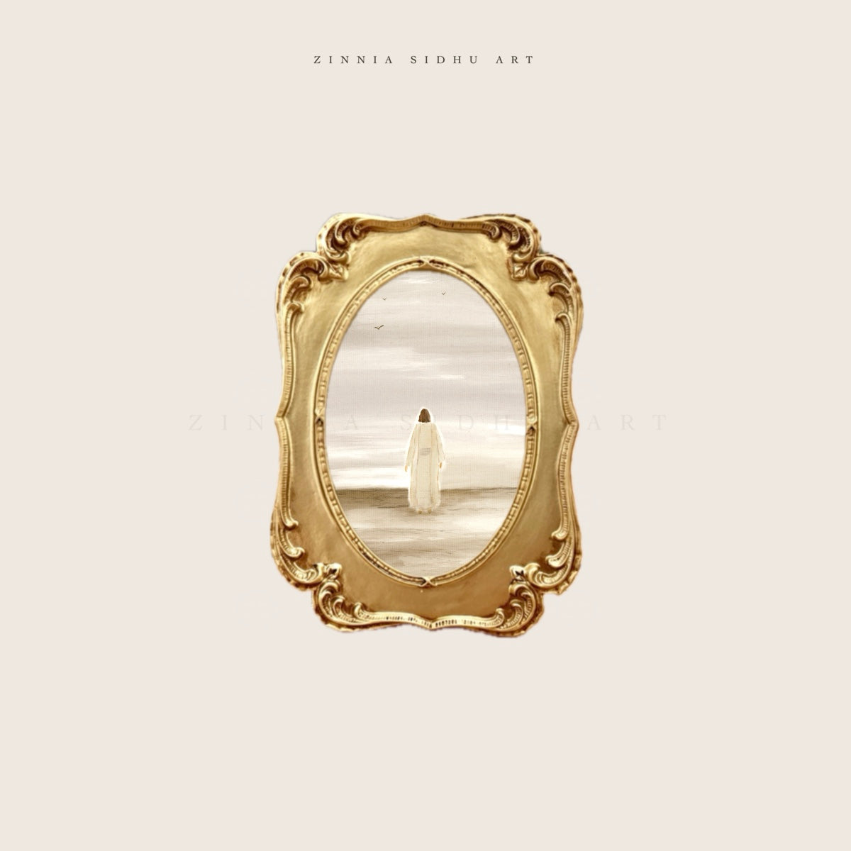 Jesus - Golden Frame