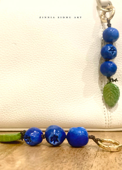 Blueberries Bag Charm