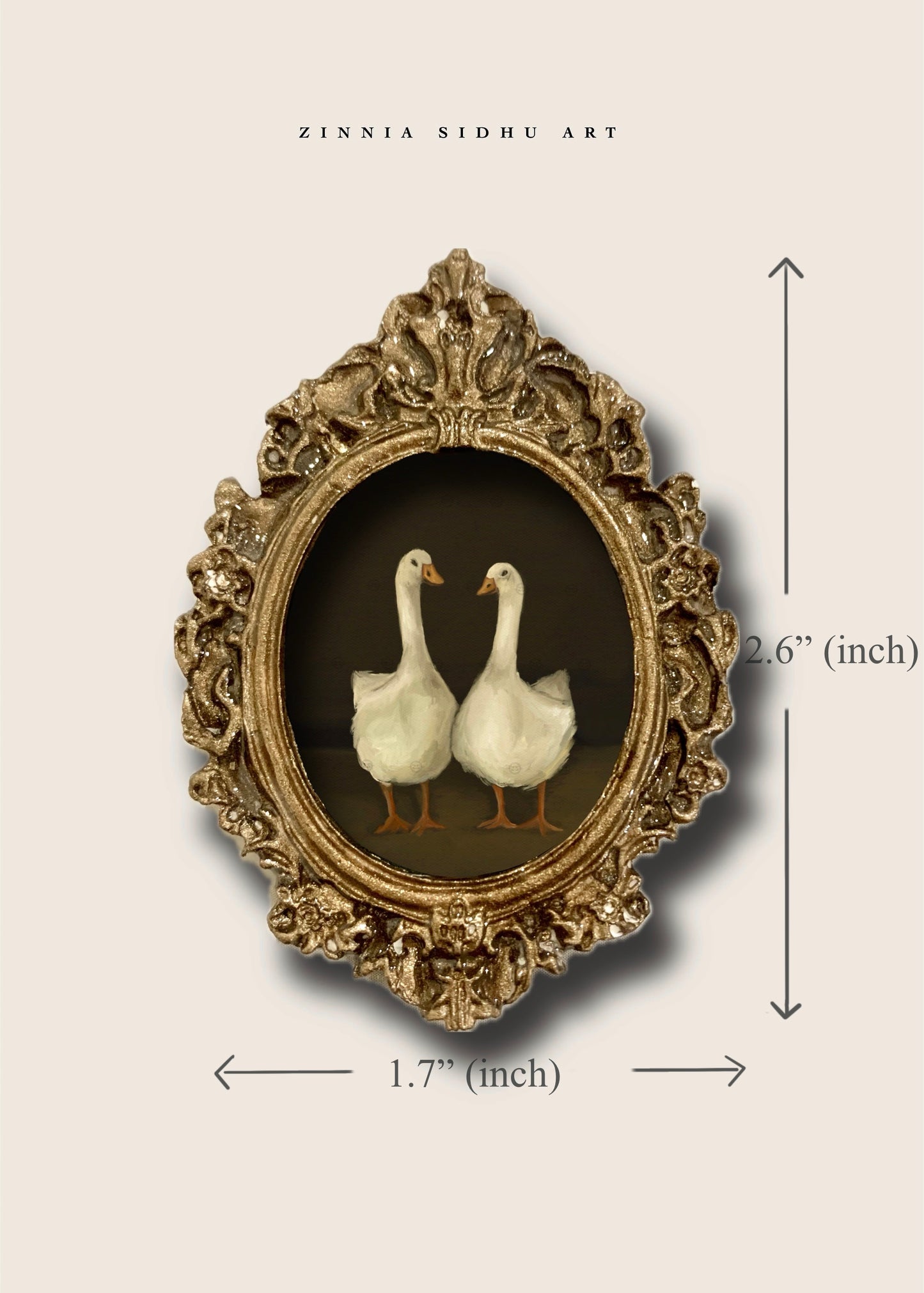 Swans Mini Magnet
