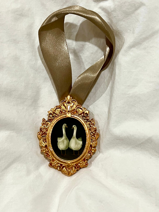 Mini Ornament “Twin Birds”