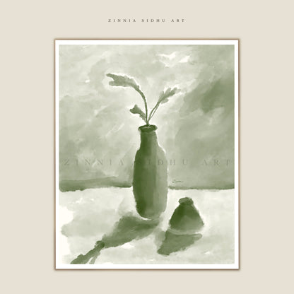 Still Life In Green “l”