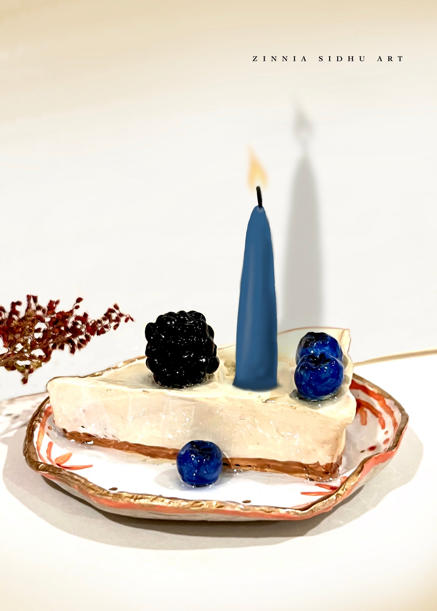 Cheesecake Candle Holder