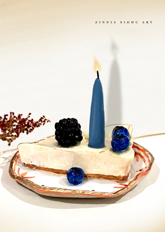 Cheesecake Candle Holder