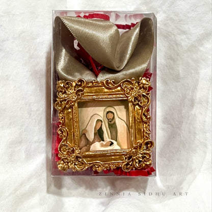 Mini Ornament “Birth Square”