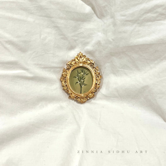 Branch Oval - Mini Magnet