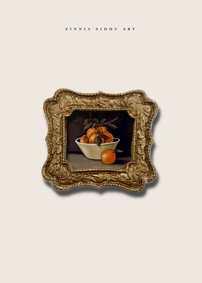 Bowl of Oranges Mini Magnet