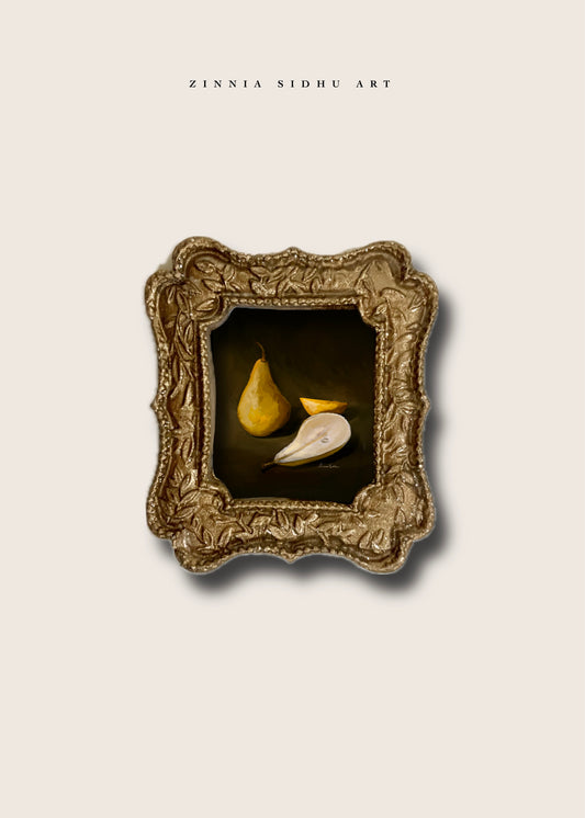 Golden Pear Mini Magnet