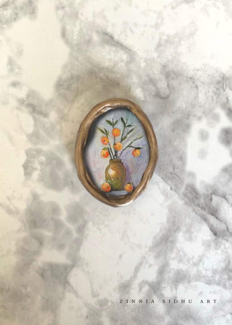 Moodzone - Raw Oval Mini Magnet