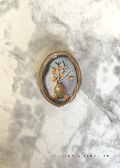 Moodzone - Raw Oval Mini Magnet
