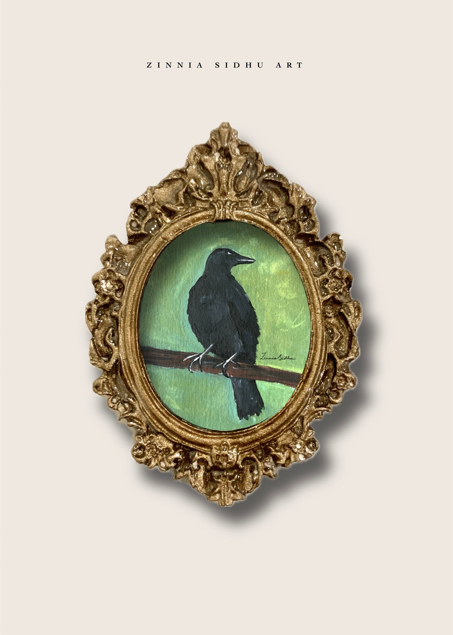 Raven Mini Magnet