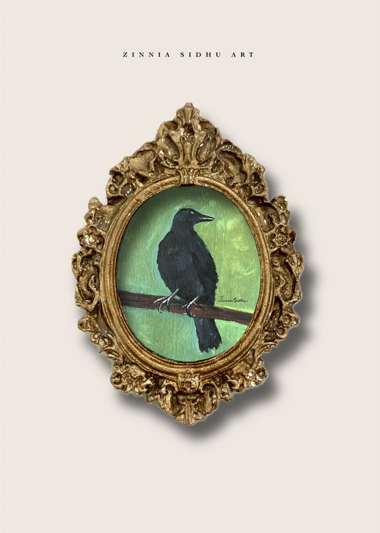 Raven Mini Magnet