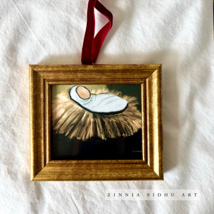 Born in a Manger Ornament