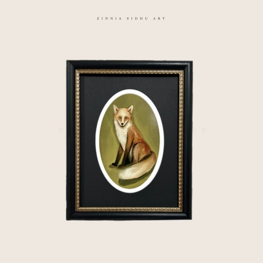 Mr. Fox - Black/Golden Frame
