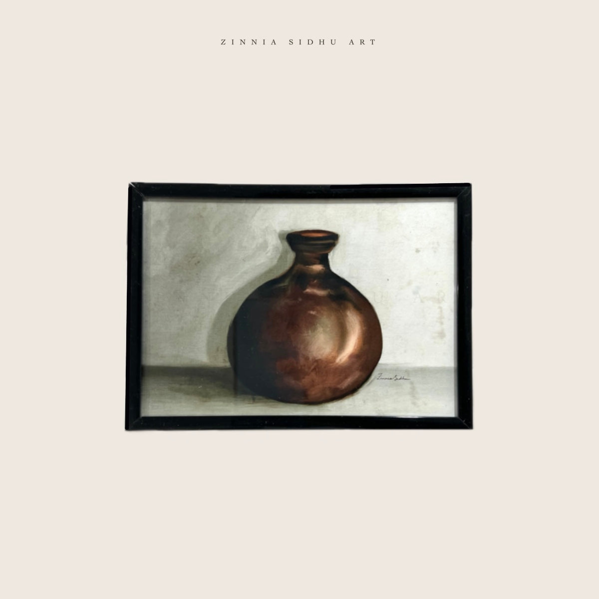 Vase - Black Frame