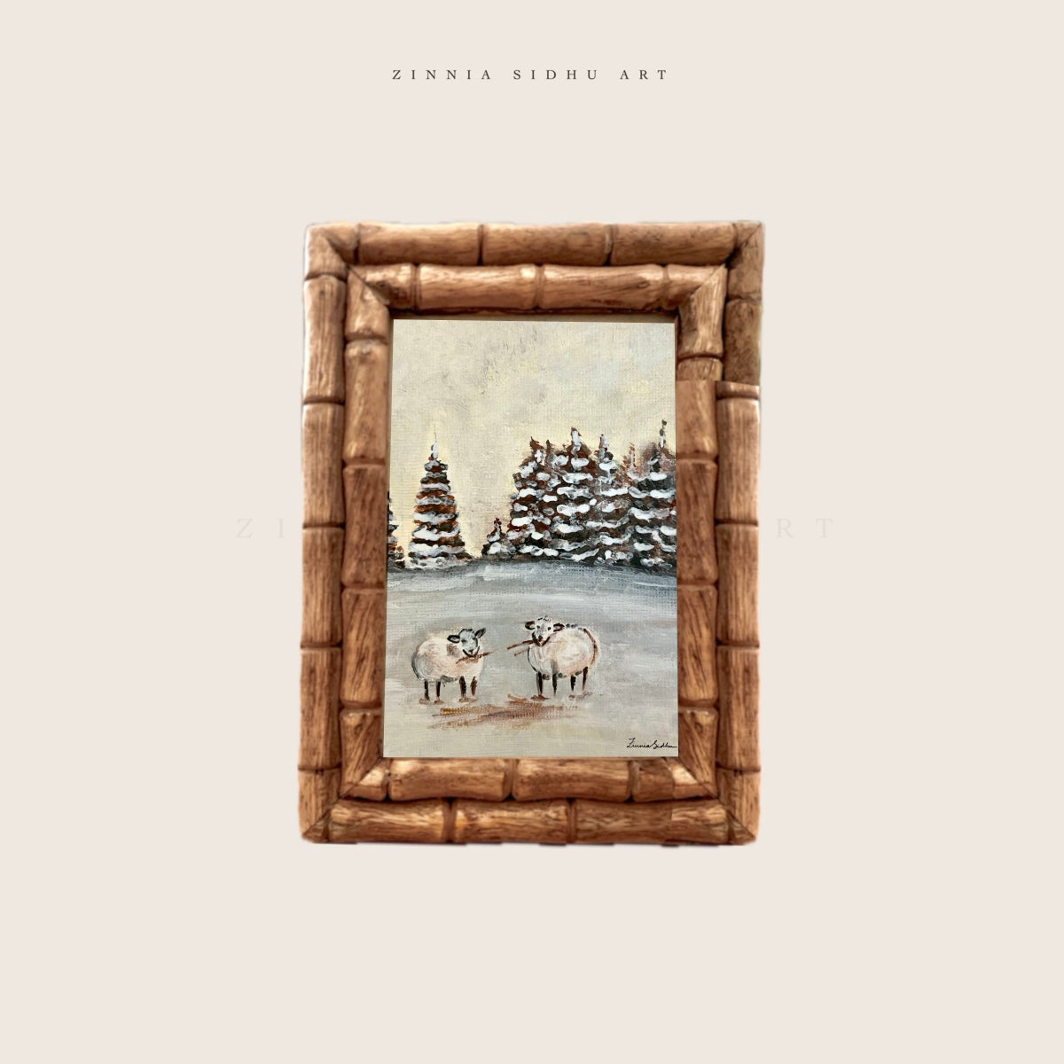 Sheep Story - Wooden Frame