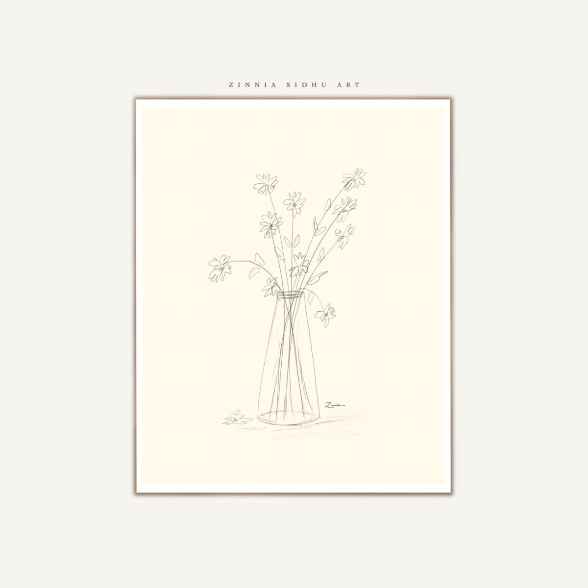 Silent Flowers Sketch